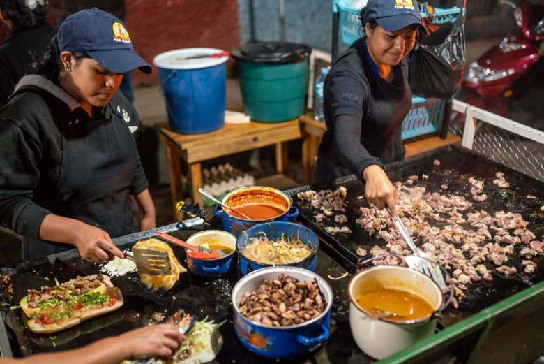 Stands de cuisine de rue