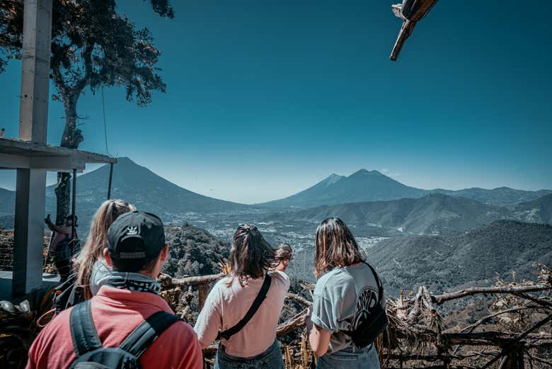 Wonderful views of the volcanoes
