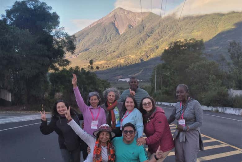 Camino al volcán Pacaya