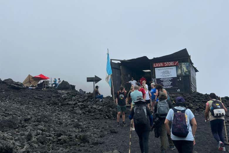 Subida a pie al volcán Pacaya 