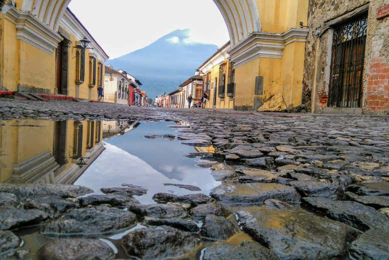 Calles empedradas de Antigua Guatemala