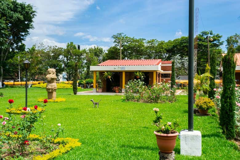 Las áreas verdes para descansar