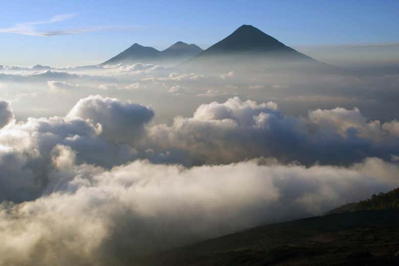 Vistas desde el volcán Pacaya
