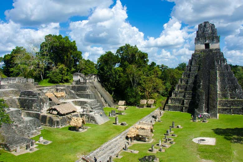 Maya temple in Tikal