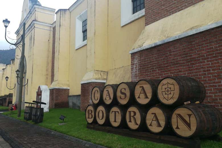 Durante la visita a Casa Botran