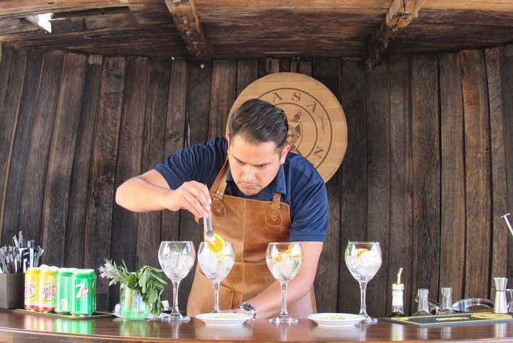 Zona degustazioni a Casa Botran