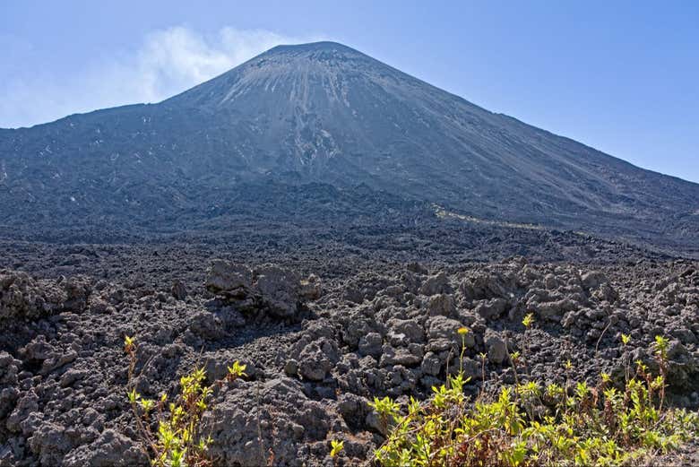Vista del volcán Pacaya