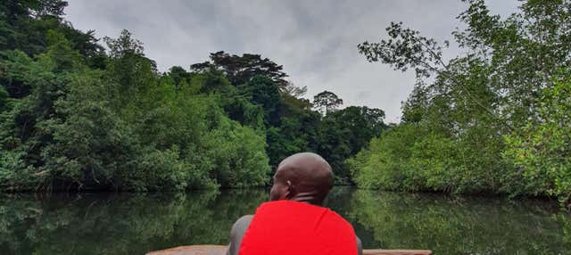 Paseo en canoa por el río Utonde + Visita a una granja tradicional