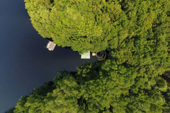 Excursão à lagoa de Cacao e bacia do rio Cangrejal