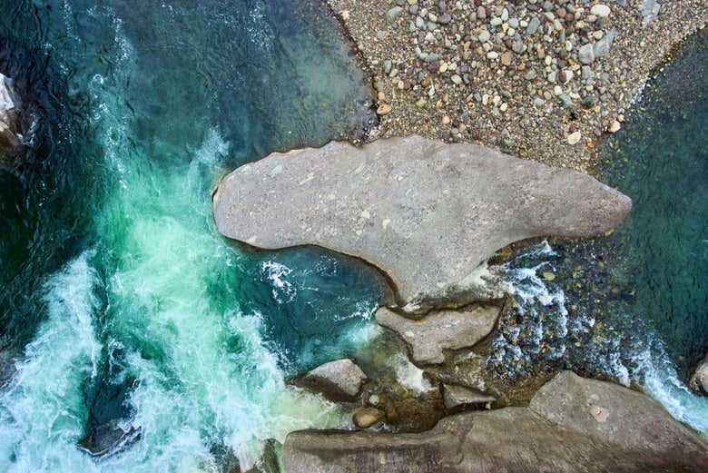 Vista sul fiume Cangrejal