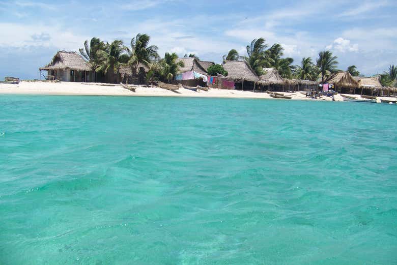 Cabañas en Cayos Cochinos