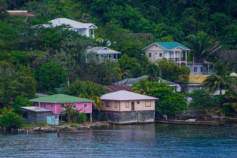 Casitas junto al mar