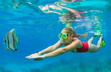 Paseo en casa flotante y snorkel en Roatán