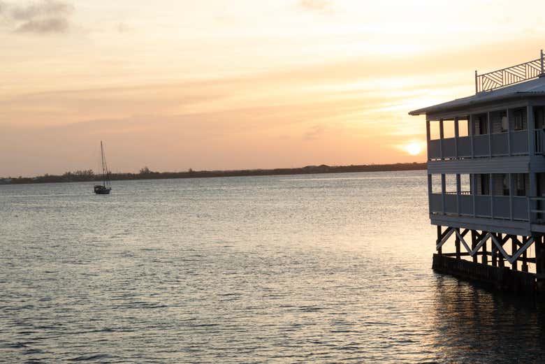 La balade commence lorsque le soleil commence à se coucher