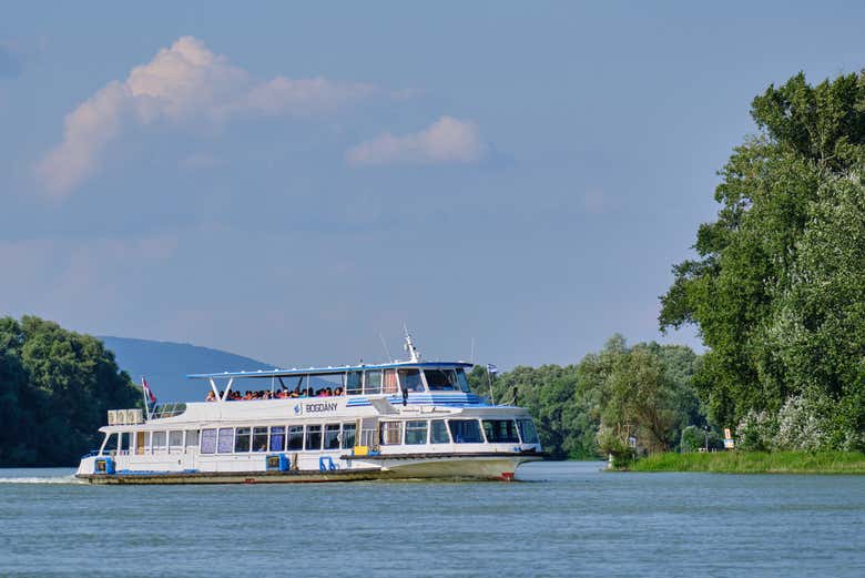 El barco en el que navegaremos hasta Visegrád