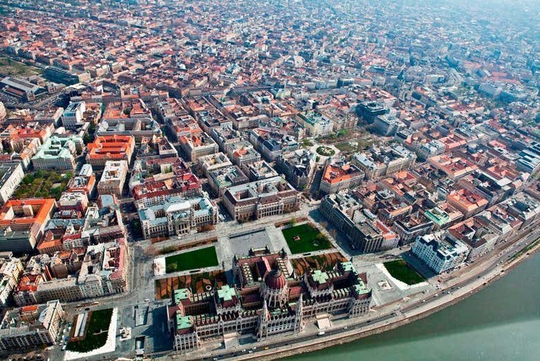 Budapest from above