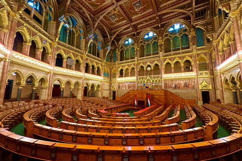 La Cámara Alta del Parlamento de Budapest