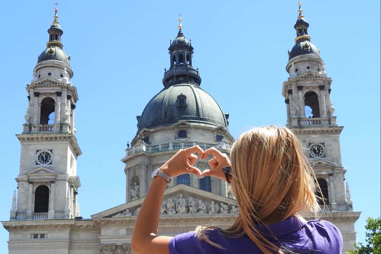 Durante el tour por Budapest