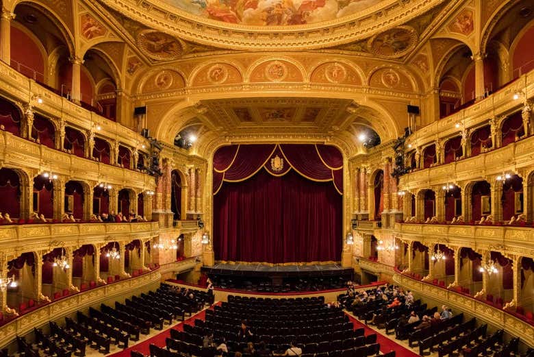 Palco da Ópera da capital húngara