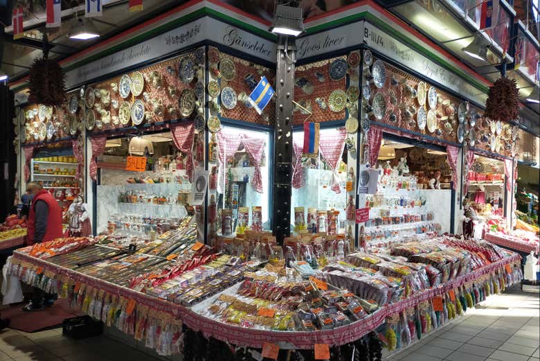 Puestos en el Mercado Central