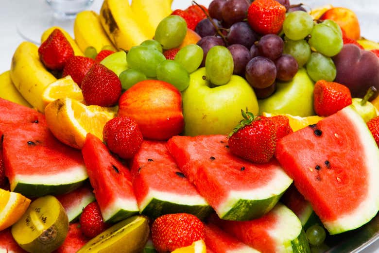Variedad de fruta