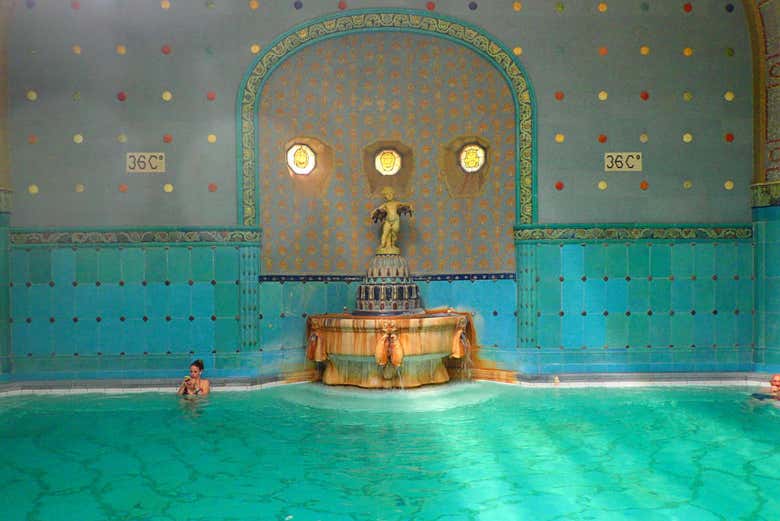 Inside the Gellért Baths