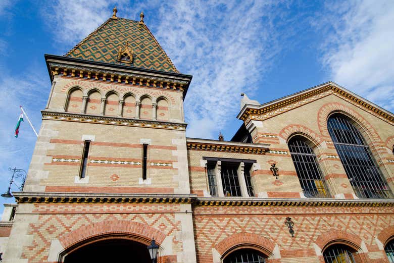 Fachada do Mercado Central de Budapeste