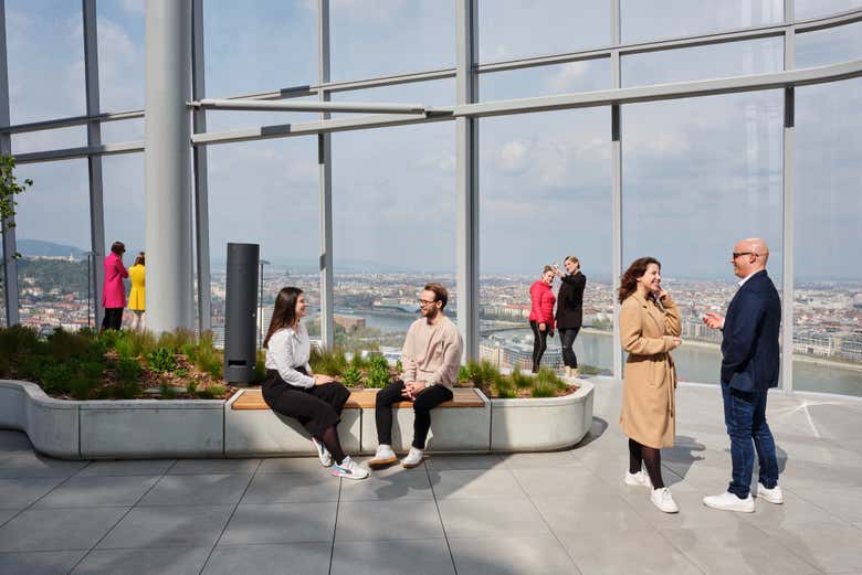 Vistas desde el mirador MOL SkyDeck