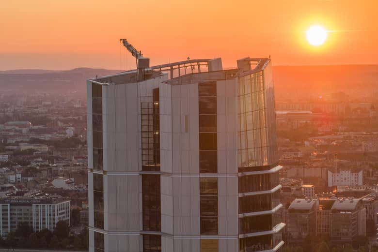 Mirador MOL SkyDeck al atardecer
