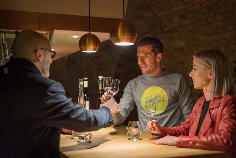 Cheers to a fantastic tour of the Palinka Museum