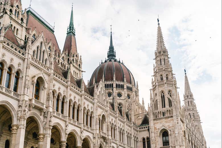 Dettaglio del Parlamento di Budapest