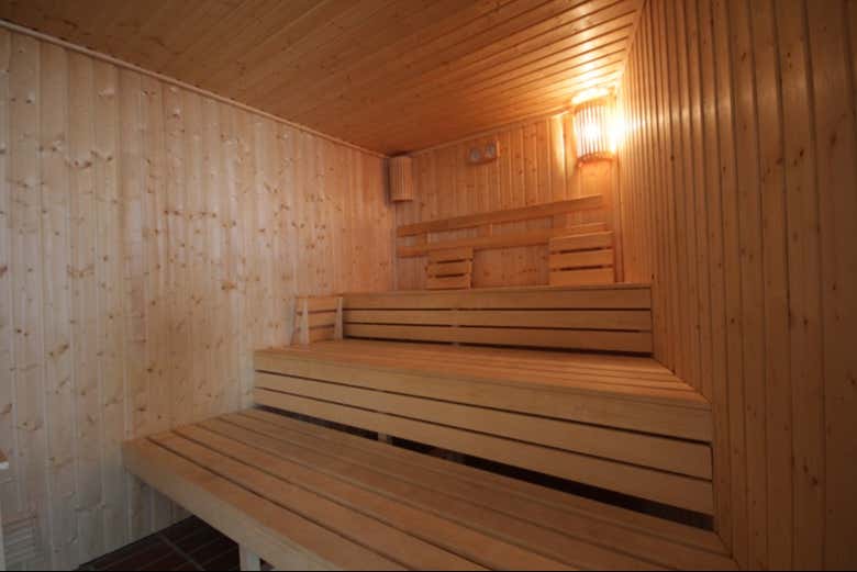 Sauna delle terme di Budapest