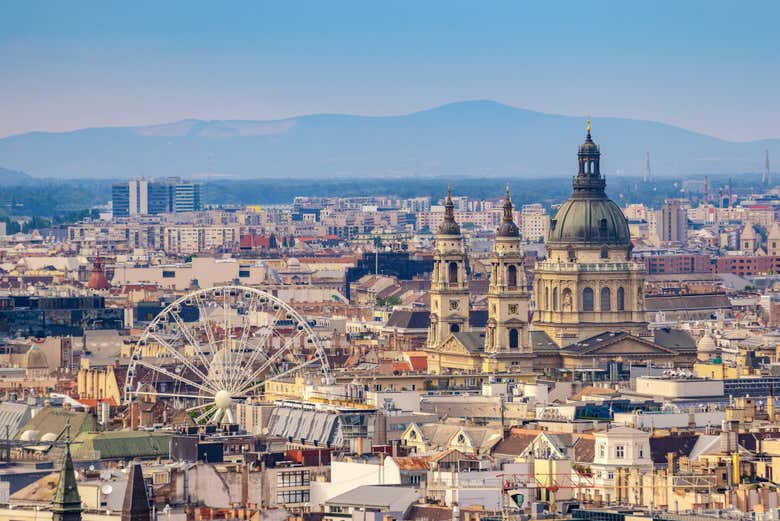Vue panoramique sur Budapest