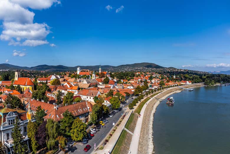 Szentendre fica às margens do rio Danúbio