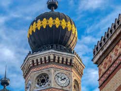 Cupola di una torre della Grande Sinagoga di Budapest
