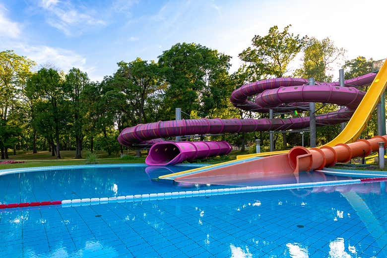 Gli scivoli del complesso