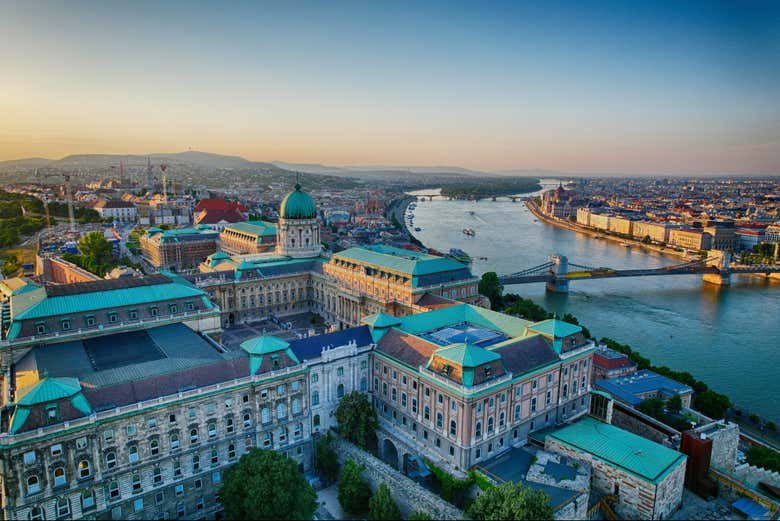 Vista panoramica su Budapest