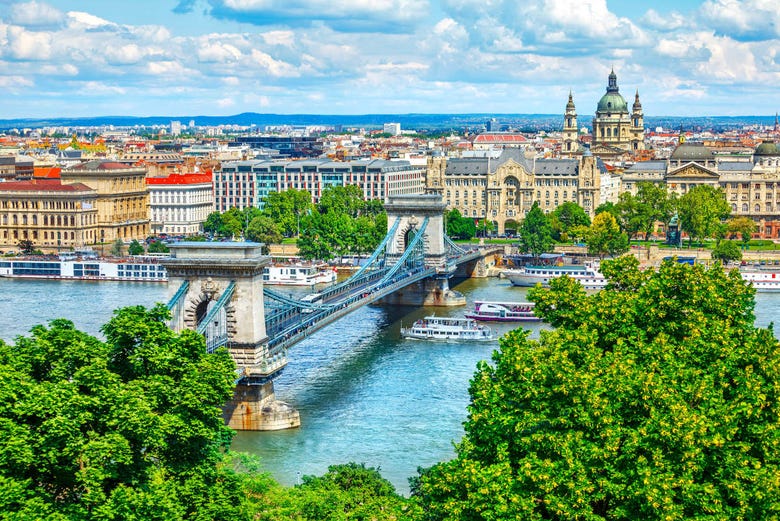 Vista sul centro di Budapest