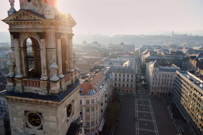 Vue panoramique sur la ville de Budapest