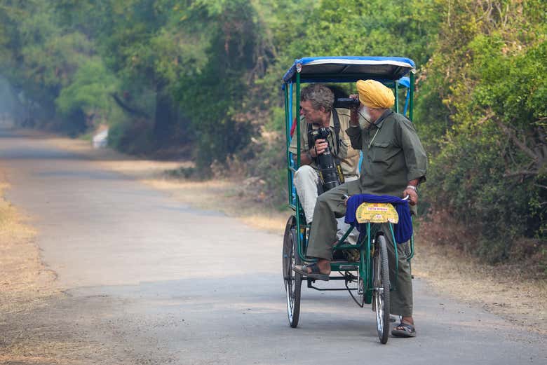 Paseo en rickshaw por el Parque de Keoladeo
