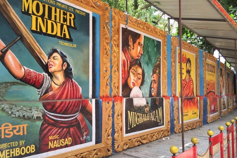 Bollywood posters in Mumbai