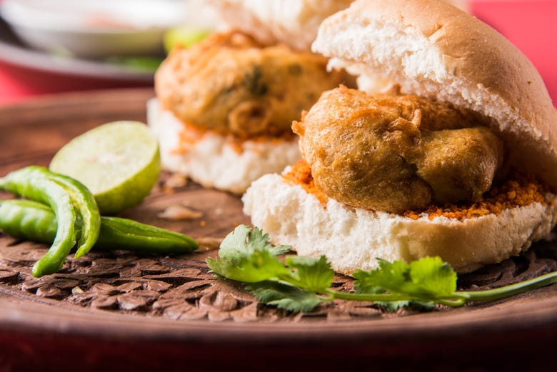 Vada Pav is one of the most popular dishes in Mumbai