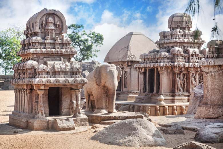 Esculturas de Pancha Rathas