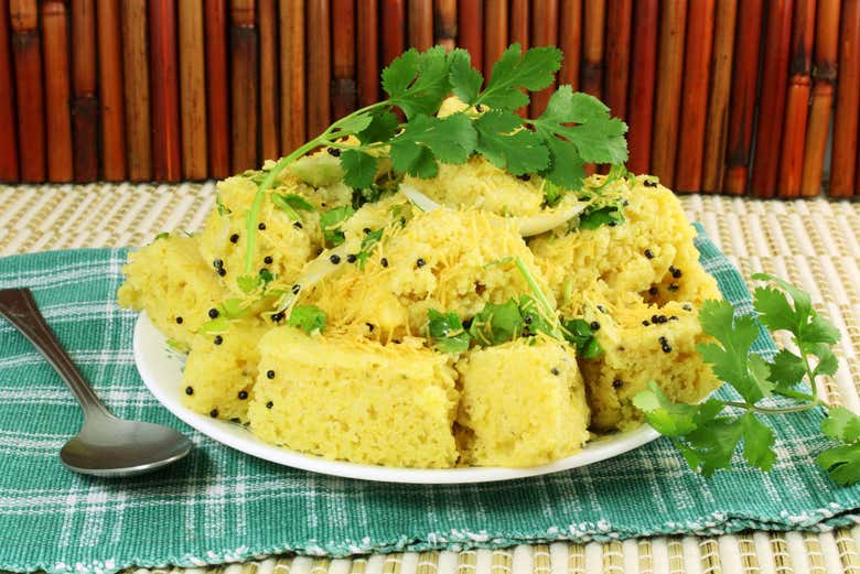 Plat de dhokla