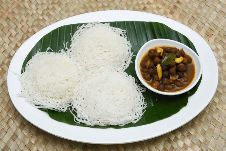 Plat d'idiyappam