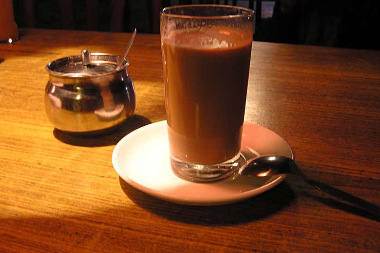 Thé chai latte