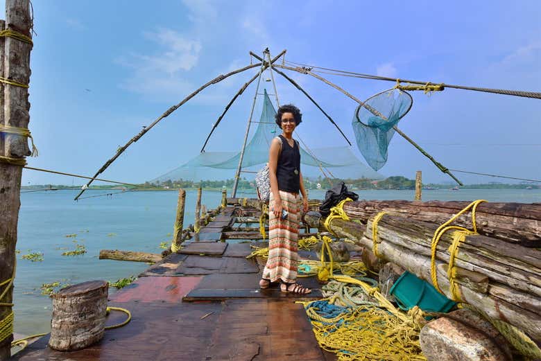 Chinese fishing nets, or Cheena vala