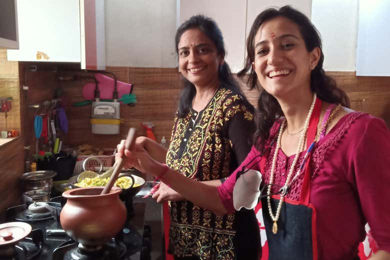 Cuisinez avec une famille indienne