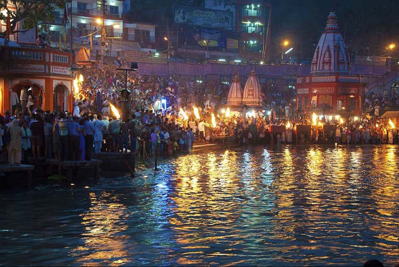 Haridwar en su máximo apogeo