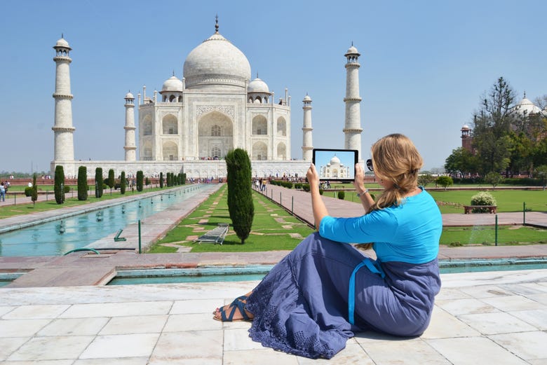 Fotografiando el Taj Mahal